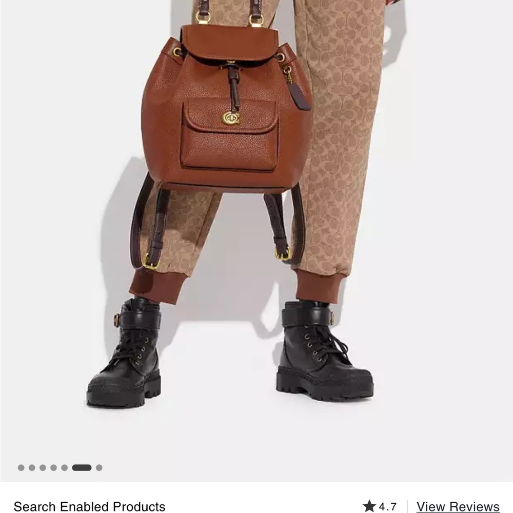 NWT Coach Ryia Colorblock Backpack - Picture 8 of 16